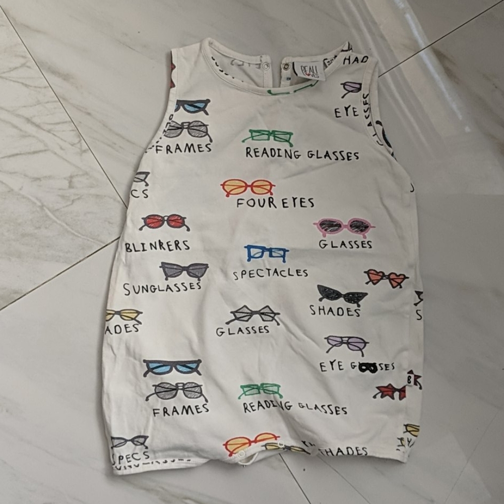 BEAU Loves glasses romper 18-24